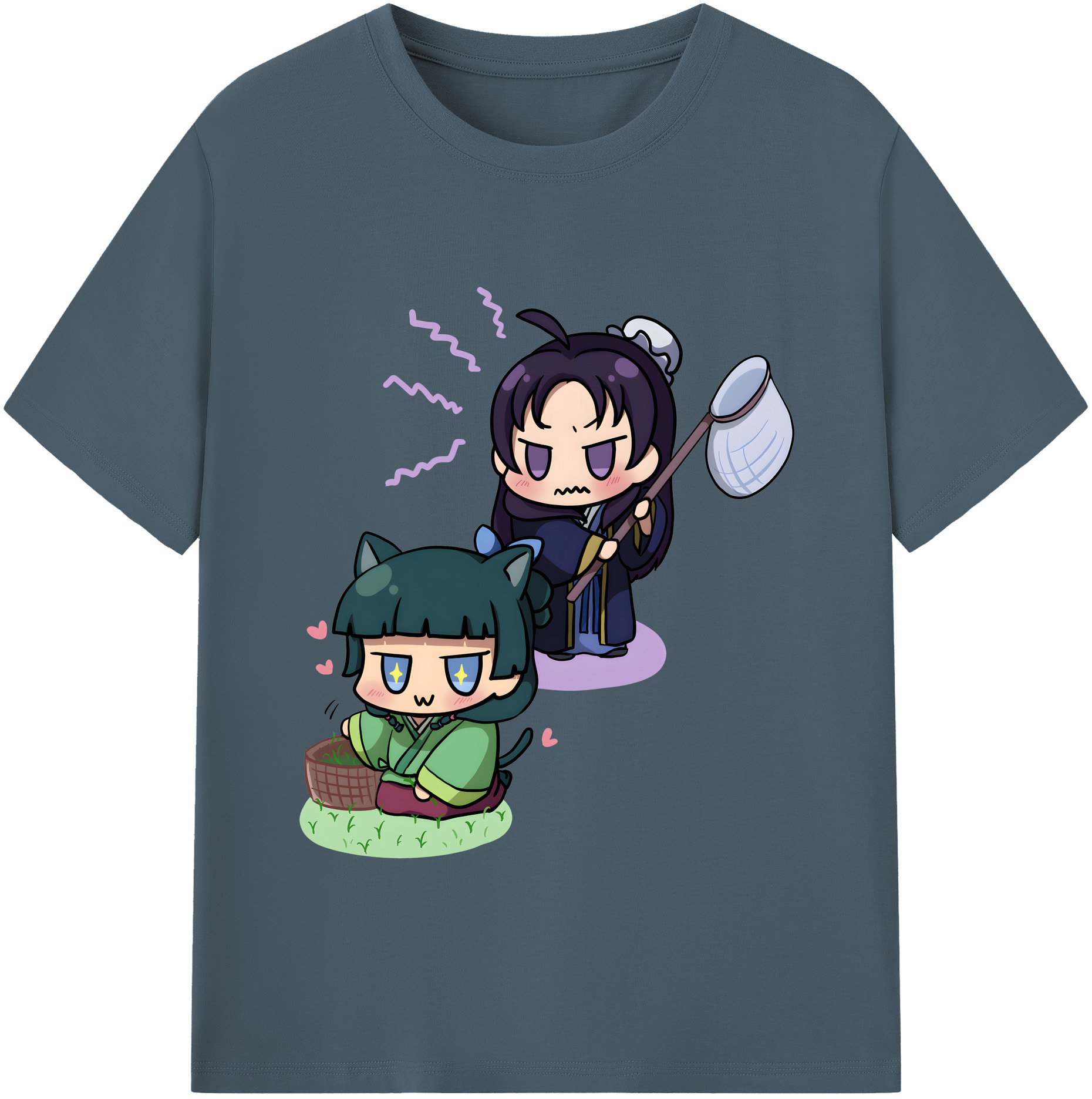 （画像用） 薬屋のひとりごと The Apothecary Diaries 綿100％半袖Tシャツ（フロントプリント）